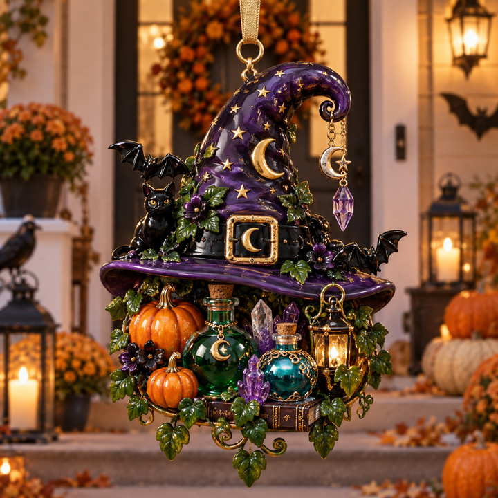 Witch Hat Hanging Ornament — additional product view