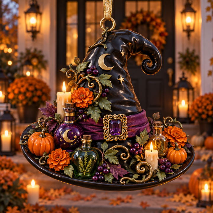Witch Hat Hanging Ornament — additional product view