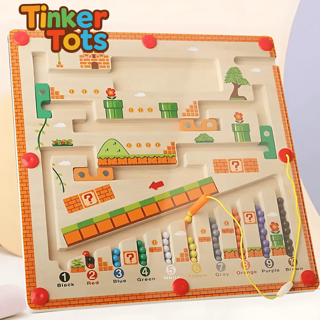 Wooden Magnetic Maze Board — product photo