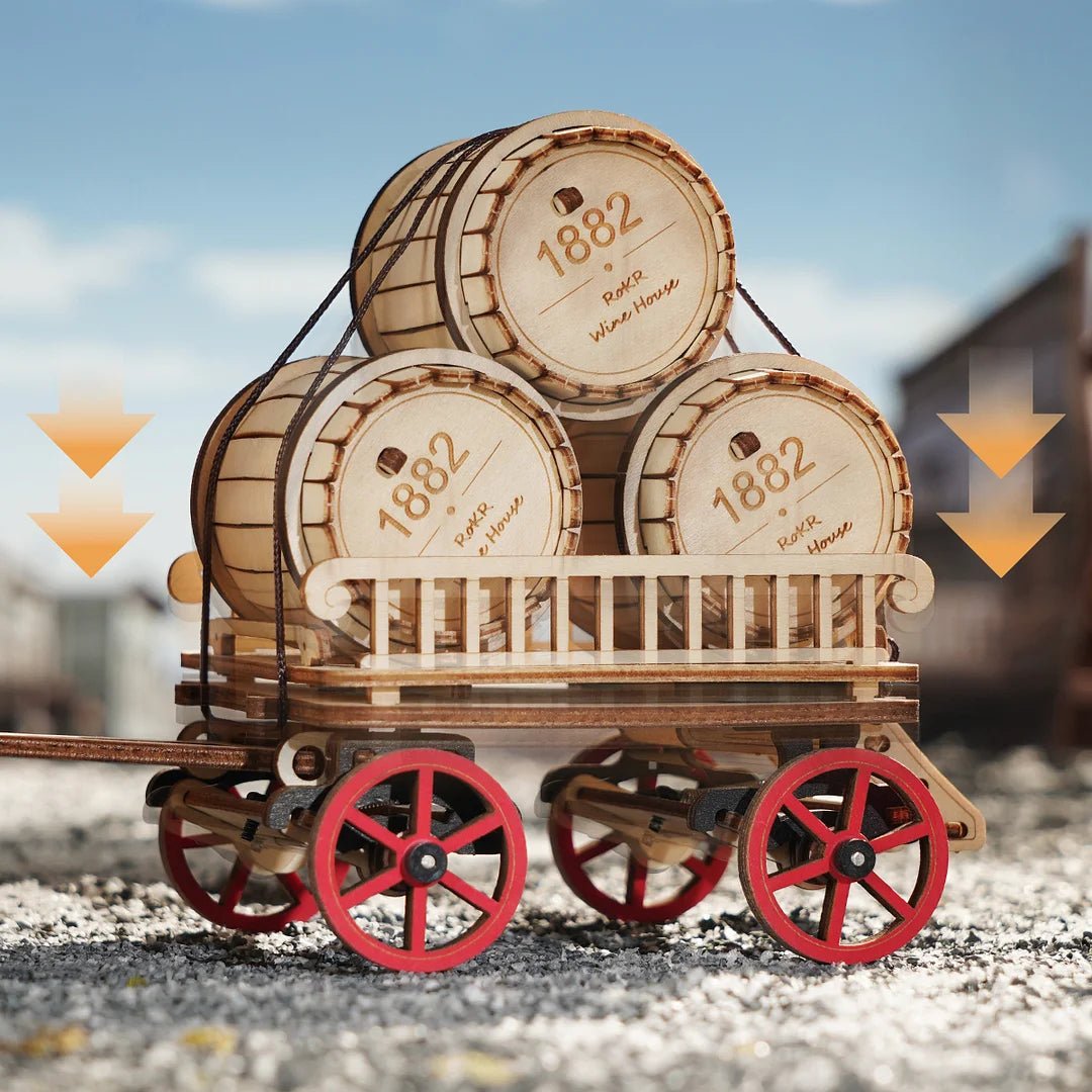 Wooden Steam Engine Building Kit — additional product view