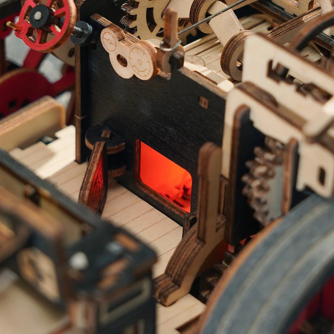 Wooden Steam Engine Building Kit — additional product view