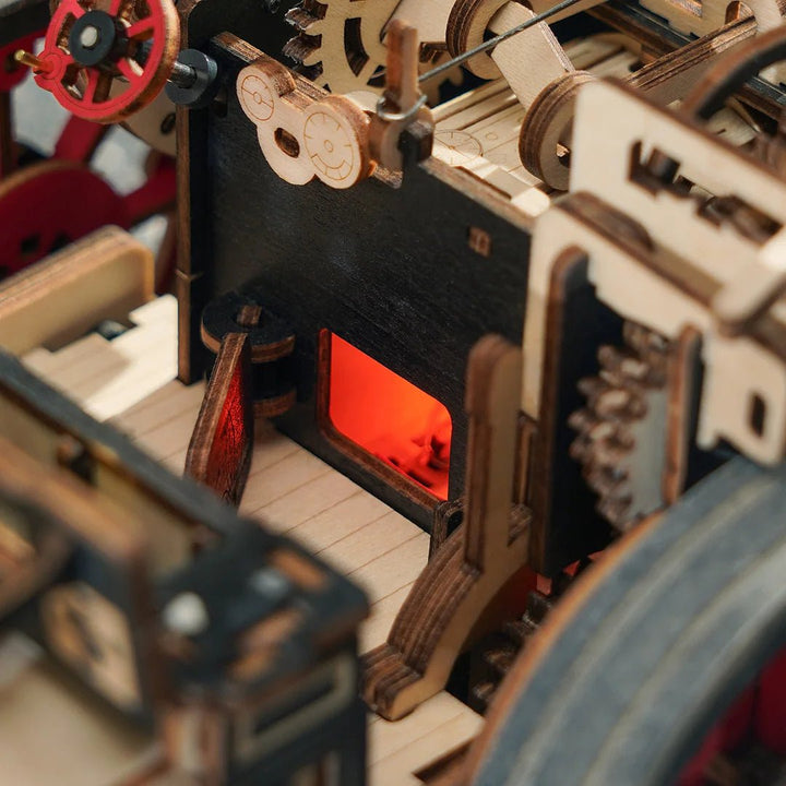 Wooden Steam Engine Building Kit — additional product view
