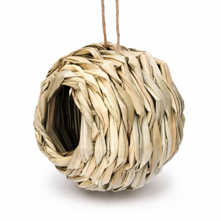 Woven Bird Nest Shelter — additional details and use