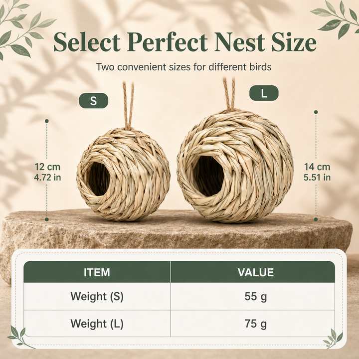 Woven Bird Nest Shelter — product photo
